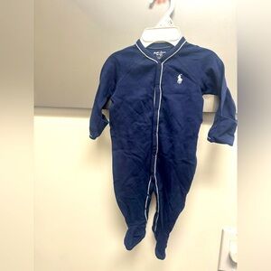Ralph Lauren baby size 3 mo cotton button up onesie.  So cute!